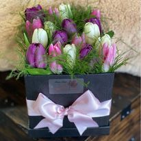 BOX OF TULIPS